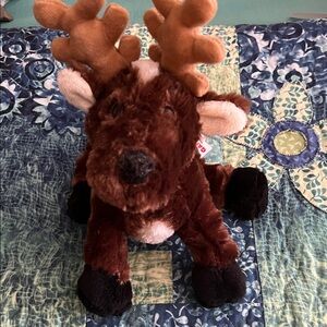 GANZ Webkinz 11” Plush Reindeer Stuffed Animal- EUC *like new*
